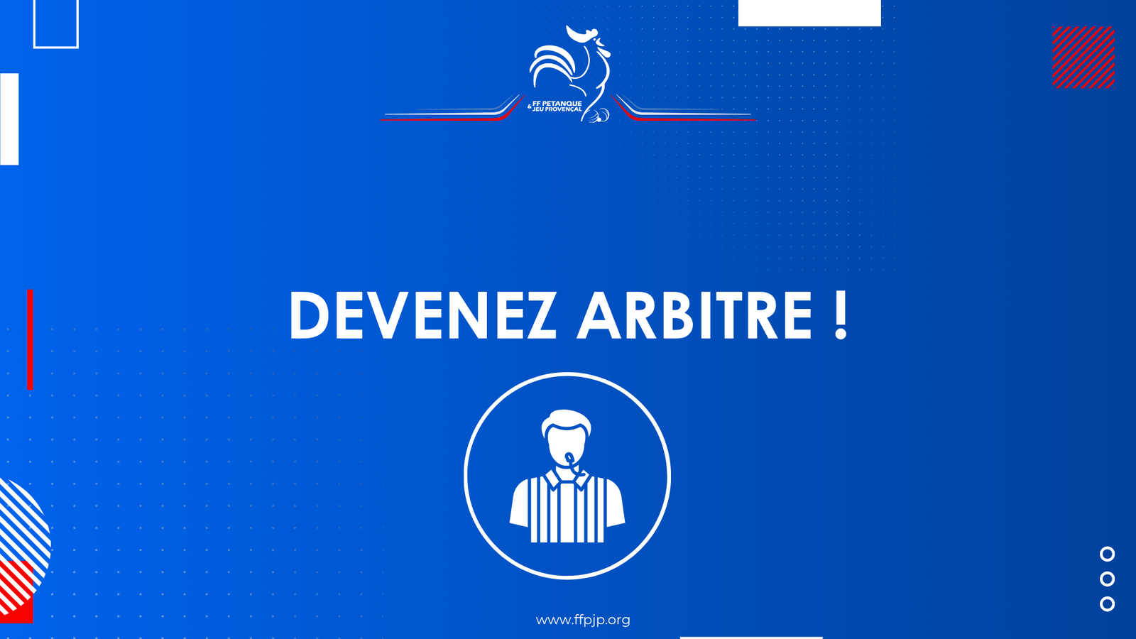 Devenez arbitre départemental