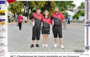 Championnat doublette Jeu Provençal les 19 et 20 avril à Aiffres
