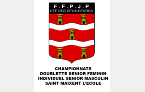 CHAMPIONNATS DOUBLETTE SENIOR FEMININ ET INDIVIDUEL SENIOR MASCULIN