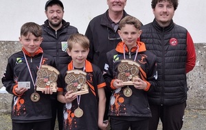 Vice-Champions Triplettes Cadets