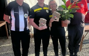 Vice-Champions:  Véronique Pain et Frédéric Proust (Périgné Pétanque)