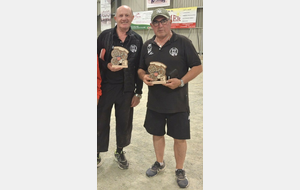 Vice-Champions:  Patrick Poizac et Gérard Eprinchard (Pétanque St Maixentaise)
