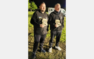 Champions:  Sébastien Cornuault et Francky Thibault ( Pétanque Secondignoise)