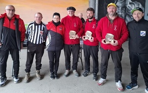 Champions:   Pascal Juin, Mickaël Simonet et Denis Jubien
( Pétanque Créchoise)