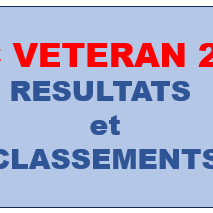 Résultats et classements CDC Vétéran 2026