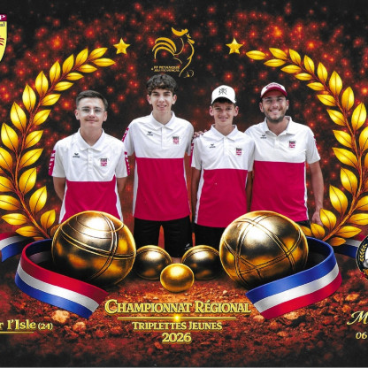 Championnats Régional triplettes Jeunes 2026